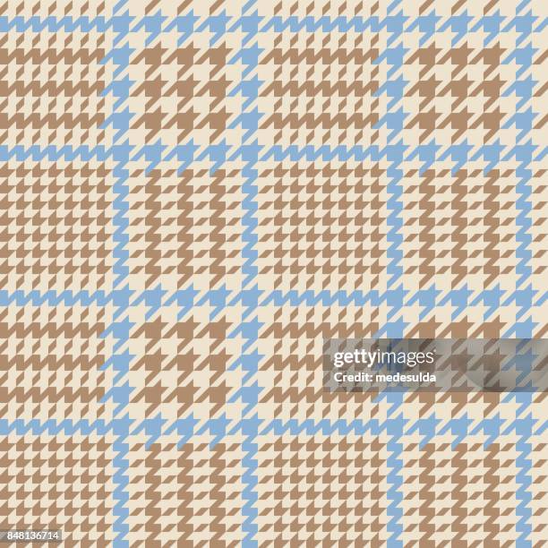 houndstooth pattern - houndstooth fabric stock illustrations