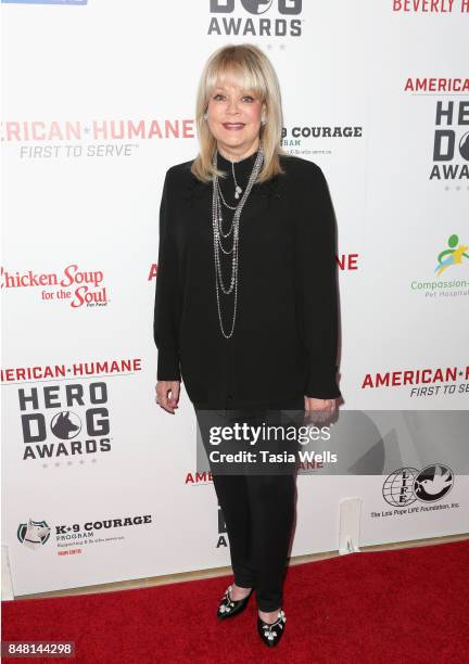 Candy Spelling at the 7th Annual American Humane Association Hero Dog Awards at The Beverly Hilton Hotel on September 16, 2017 in Beverly Hills,...