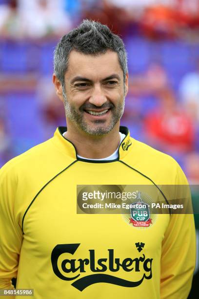 European Legends goalkeeper Victor Baia