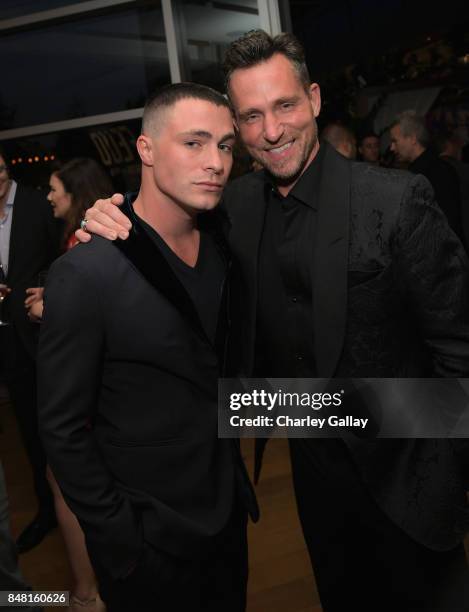 Colton Haynes and Jeff Leatham attend FX Networks celebration of their Emmy nominees in partnership with Vanity Fair at Craft on September 16, 2017...