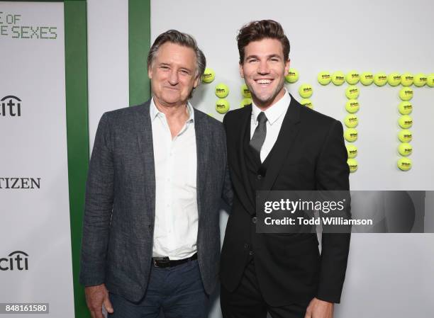 Bill Pullman and Austin Stowell at Fox Searchlight's "Battle of the Sexes" Los Angeles Premiere on September 16, 2017 in Westwood, California.