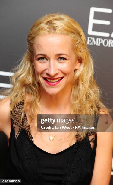 Leah Wood arriving at the Emporio Armani Summer Garden Live 2012 at Emporio Armani, New Bond, London. PRESS ASSOCIATION Photo. Picture date: Tuesday...