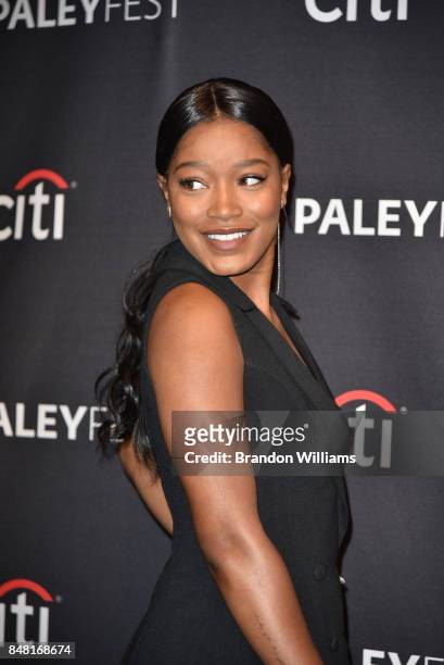 Actor Keke Palmer attends For Media's 11th Annual PaleyFest Fall TV Previews for EPIX at The Paley Center for Media on September 16, 2017 in Beverly...