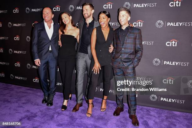 From L-R: Executive Producer Bradford Winters, actors Ashley Judd, Richard Armitage, Keke Palmer and Leland Orser attends For Media's 11th Annual...