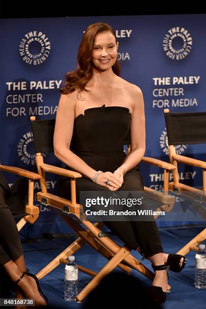 Actor Ashley Judd speaks on a panel during The Paley Center For Media's 11th Annual PaleyFest Fall TV Previews for EPIX at The Paley Center for Media...