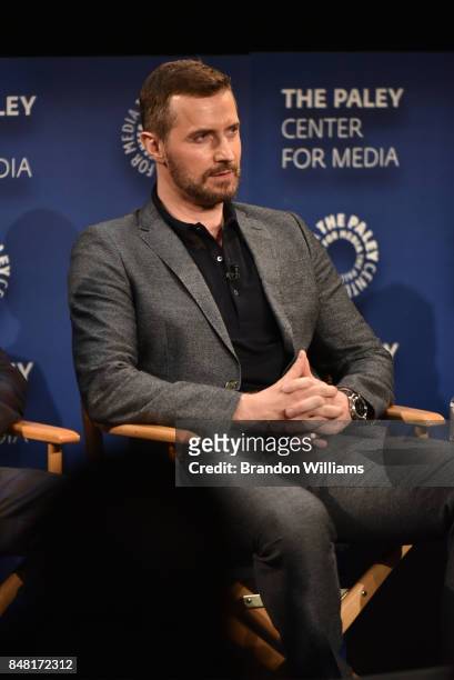 Actor Richard Armitage speaks on a panel during The Paley Center For Media's 11th Annual PaleyFest Fall TV Previews for EPIX at The Paley Center for...