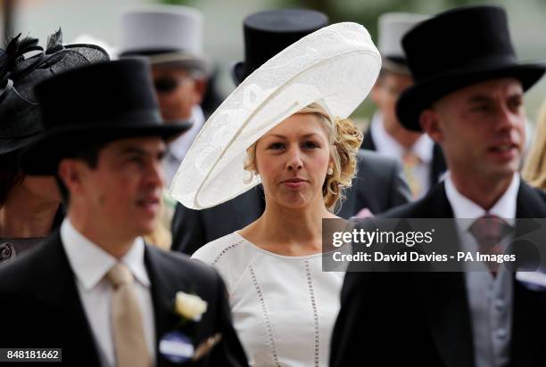 Ladies hat fashion during day four of the 2012 Royal Ascot meeting at Ascot Racecourse, Berkshire.
