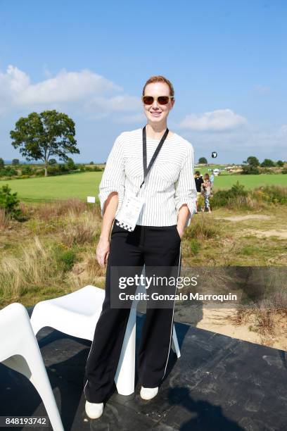 Polina Proshkina attends "The Bridge" 2017 on September 16, 2017 in Bridgehampton, New York.