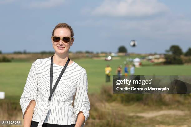 Polina Proshkina attends "The Bridge" 2017 on September 16, 2017 in Bridgehampton, New York.