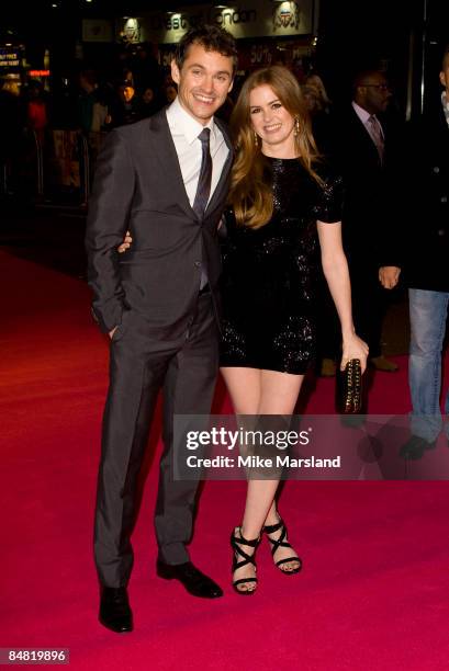 Hugh Dancy and Isla Fisher arrive at the UK Premiere of Confessions of a Shopaholic at the Empire Leicester Square on February 16, 2009 in London,...