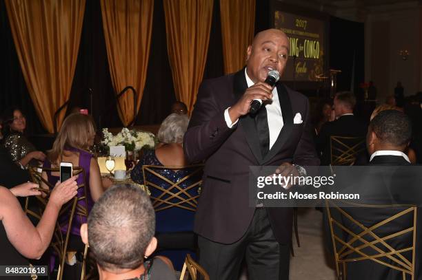 Recording artist Peabo Bryson performs at the 2017 DMF Care for Congo Gala at St. Regis Hotel on September 16, 2017 in Atlanta, Georgia.