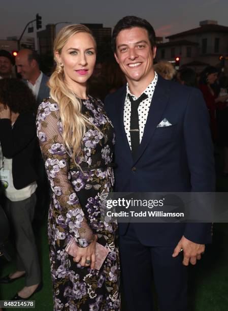 Mickey Sumner and James Mackay at Fox Searchlight's "Battle of the Sexes" Los Angeles Premiere on September 16, 2017 in Westwood, California.