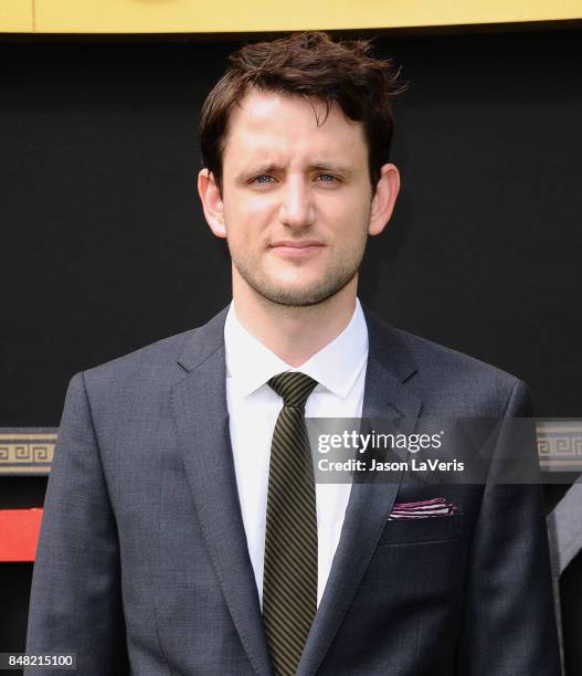 Actor Zach Woods attends the premiere of "The LEGO Ninjago Movie" at Regency Village Theatre on September 16, 2017 in Westwood, California.