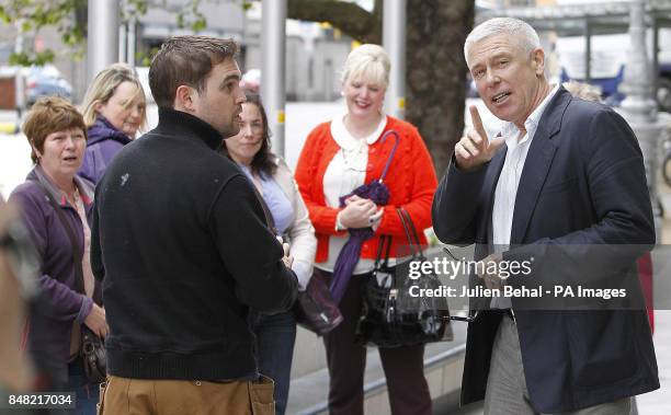 Bass guitarist Adam Clayton leaves Dublin Circuit Criminal Court where his former personal assistant has been found guilty of embezzling 2.8 million...