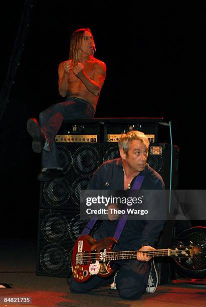 Iggy Pop and Mike Watt of The Stooges