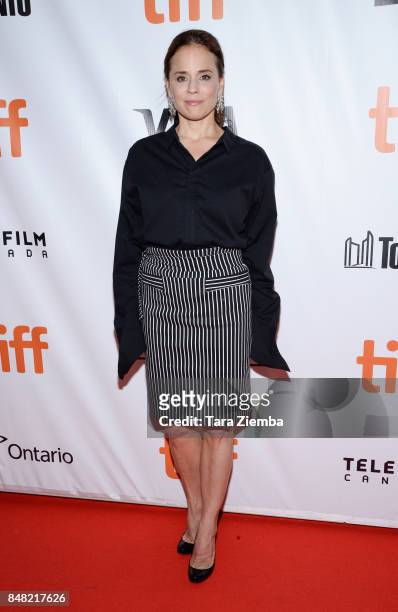 Actress Suzanne Clement attends the 'C'est la vie!' premiere during the 2017 Toronto International Film Festival at Roy Thomson Hall on September 16,...