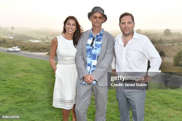 Jeff, Shamin Abas and Bob Rubin attend The Bridge 2017 at the Former Bridgehampton Race Circuit on September 16, 2017 in Bridgehampton, New York.