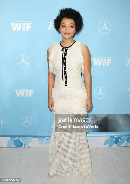 Actress Kiersey Clemons attends Variety and Women In Film's 2017 pre-Emmy celebration at Gracias Madre on September 15, 2017 in West Hollywood,...