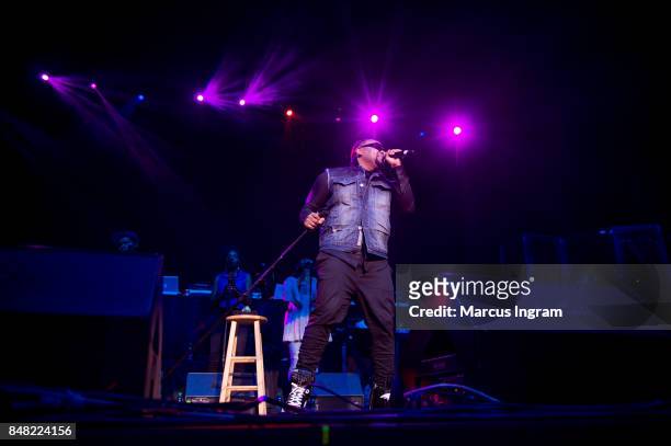 Recording artist Avant performs onstage during the 'A Night of Classic R&B' Saturday Soul Series at Fox Theater on September 16, 2017 in Atlanta,...