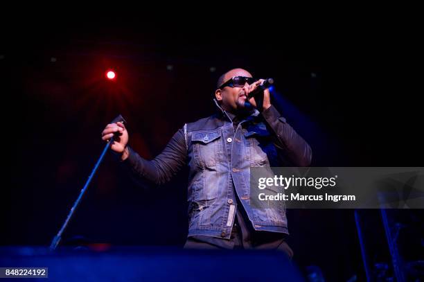 Recording artist Avant performs onstage during the 'A Night of Classic R&B' Saturday Soul Series at Fox Theater on September 16, 2017 in Atlanta,...