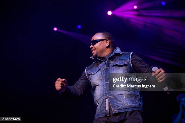 Recording artist Avant performs onstage during the 'A Night of Classic R&B' Saturday Soul Series at Fox Theater on September 16, 2017 in Atlanta,...