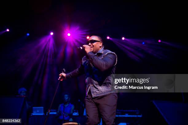 Recording artist Avant performs onstage during the 'A Night of Classic R&B' Saturday Soul Series at Fox Theater on September 16, 2017 in Atlanta,...