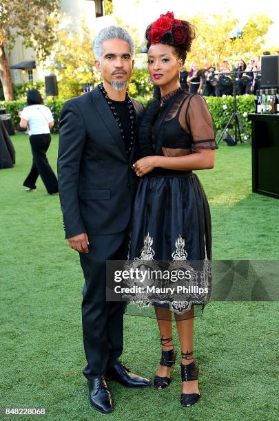 Sol Aponte and Jennia Fredrique attend the 16th Annual Heroes In The Struggle gala reception and awards presentation at 20th Century Fox on September...