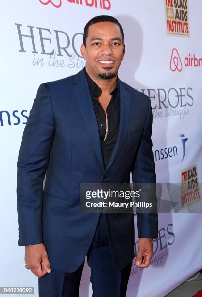 Laz Alonso arrives at the 16th Annual Heroes In The Struggle gala reception and awards presentation at 20th Century Fox on September 16, 2017 in Los...