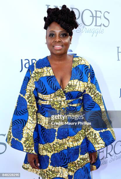 Ledisi arrives at the 16th Annual Heroes In The Struggle gala reception and awards presentation at 20th Century Fox on September 16, 2017 in Los...