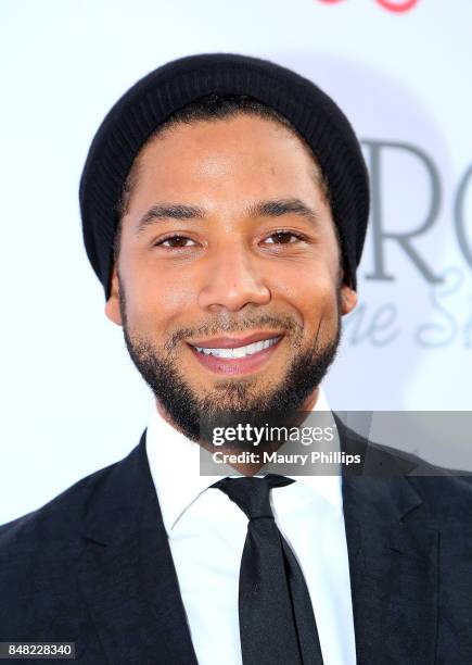 Jussie Smollett arrives at the 16th Annual Heroes In The Struggle gala reception and awards presentation at 20th Century Fox on September 16, 2017 in...