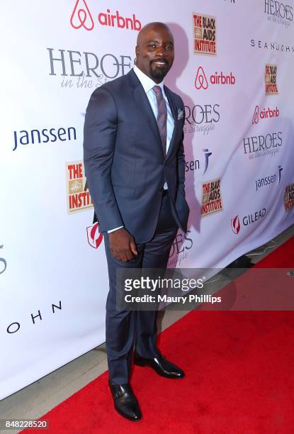 Mike Colter arrives at the 16th Annual Heroes In The Struggle gala reception and awards presentation at 20th Century Fox on September 16, 2017 in Los...