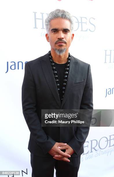 Sol Aponte arrives at the 16th Annual Heroes In The Struggle gala reception and awards presentation at 20th Century Fox on September 16, 2017 in Los...