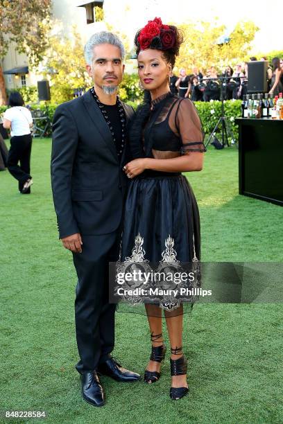 Sol Aponte and Jennia Fredrique attend the 16th Annual Heroes In The Struggle gala reception and awards presentation at 20th Century Fox on September...