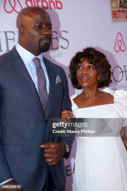Mike Colter and Alfre Woodard arrive at the 16th Annual Heroes In The Struggle gala reception and awards presentation at 20th Century Fox on...