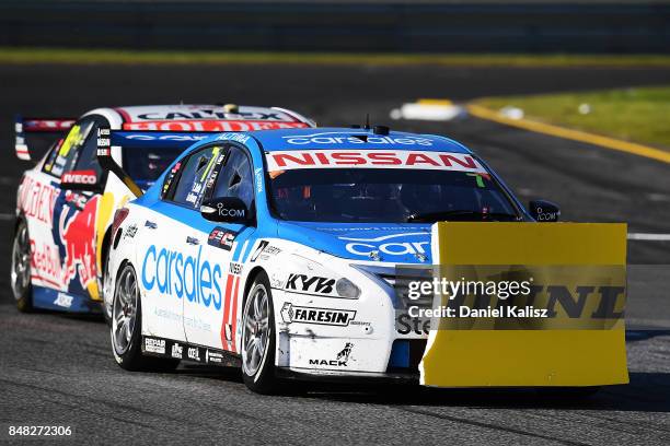 Todd Kelly drives the Carsales Racing Nissan Altima during the Sandown 500, which is part of the Supercars Championship at Sandown International...