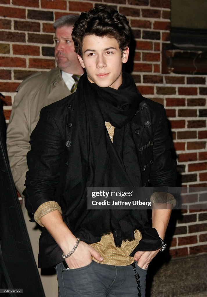 Jonas Brothers, Chris Russo And Ashford & Simpson Visit "Late Show with David Letterman" - February 12, 2009