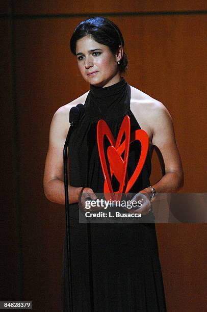 Golfer/honoree Lorena Ochoa on stage during the Glamour Magazine 2007 Women of The Year Awards at Lincoln Center's Avery Fisher Hall on November 5,...