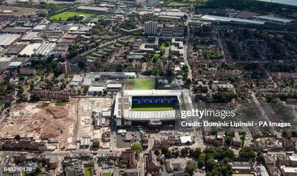Aerial view of White Hart Lane, the stadium of Tottenham Hotspur Football Club, in Tottenham, north London. PRESS ASSOCIATION Photo. Picture date:...
