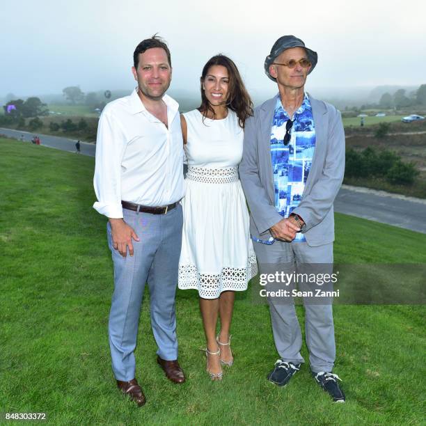 Guest, Shamin Abas and Bob Rubin attend The Bridge 2017 at the Former Bridgehampton Race Circuiton on September 16, 2017 in Bridgehampton, New York.