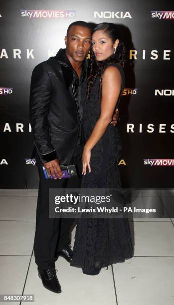 Ashley Walters at the premiere of the new Batman film, The Dark Knight Rises at the Odeon Leicester Square, London.