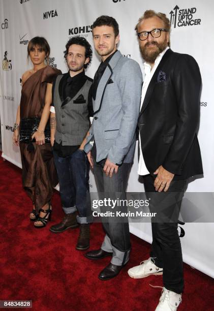 Trace Ayala and Justin Timberlake arrive at Conde Nast Media Group's Fifth Annual Fashion Rocks at Radio City Music Hall on September 5, 2008 in New...