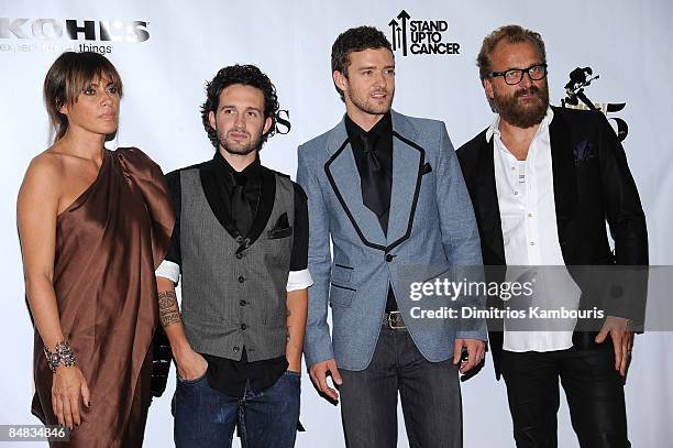 Justin Timberlake and Trace Ayala attend the Conde Nast Media Group's Fifth Annual Fashion Rocks at Radio City Music Hall on September 5, 2008 in New...