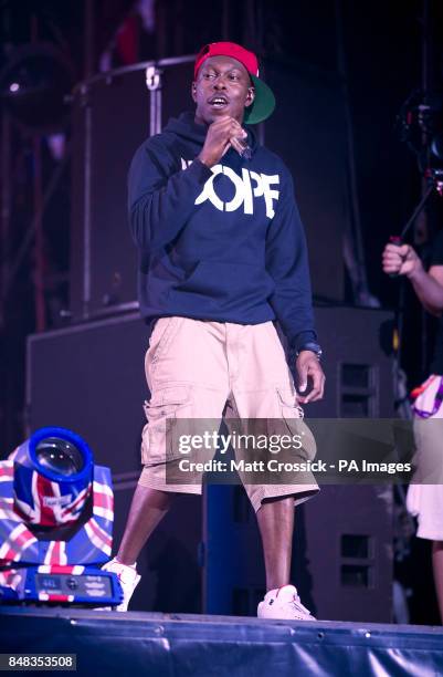 Dizzee Rascal 2012 899 Olympic Torch Relay Coca Cola Concert Stock Photos, High-Res ...