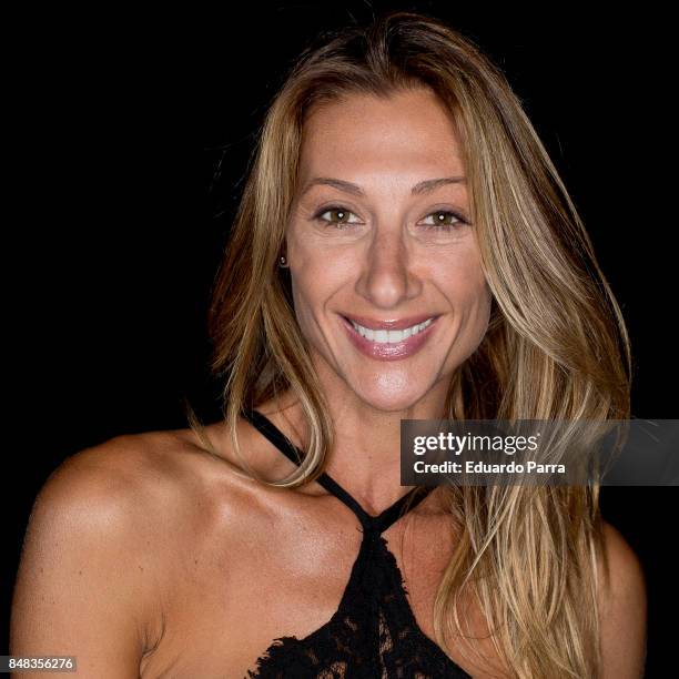 Actress Monica Pont attends the Maya Hansen catwalk durint the Mercedes Benz Fashion Week Spring / Summer 2017 at IFEMA on September 17, 2017 in...