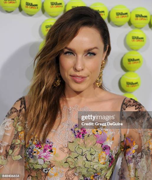 Jessica McNamee arrives at the premiere of Fox Searchlight Pictures' "Battle Of The Sexes" at Regency Village Theatre on September 16, 2017 in...