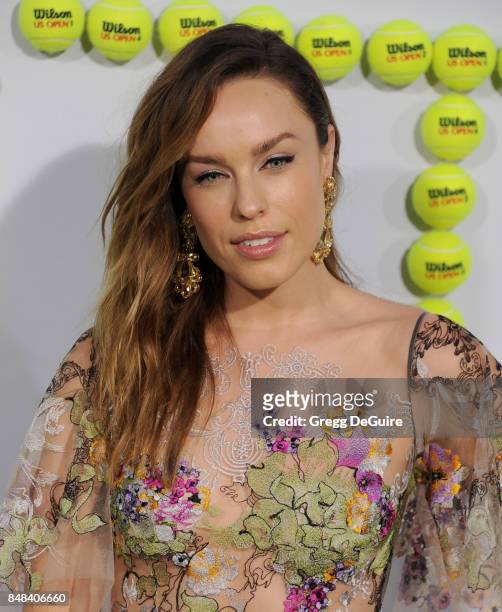 Jessica McNamee arrives at the premiere of Fox Searchlight Pictures' "Battle Of The Sexes" at Regency Village Theatre on September 16, 2017 in...