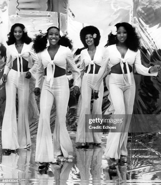 Circa 1975; Group L-R Debbie Sledge, Kathie Sledge, Kim Sledge, Joni Sledge