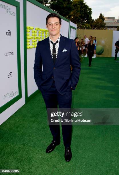 James Mackay attends the premiere of Fox Searchlight Picture 'Battle Of The Sexes' at Regency Village Theatre on September 16, 2017 in Westwood,...