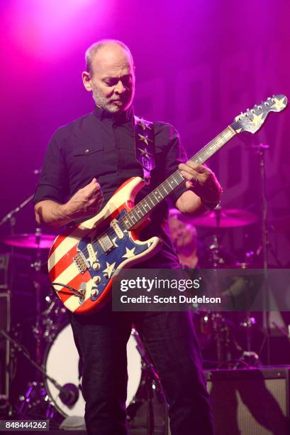 Musician Wayne Kramer of MC5 performs onstage during the second annual Rock for Recovery benefit concert at The Fonda Theatre on September 16, 2017...