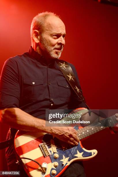 Musician Wayne Kramer of MC5 performs onstage during the second annual Rock for Recovery benefit concert at The Fonda Theatre on September 16, 2017...
